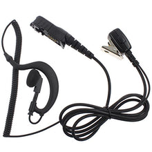 Load image into Gallery viewer, TENQ G Shape Earpiece Police Headset with Mic PTT for Motorola Radio XPR3300 XIRP6620 E8608
