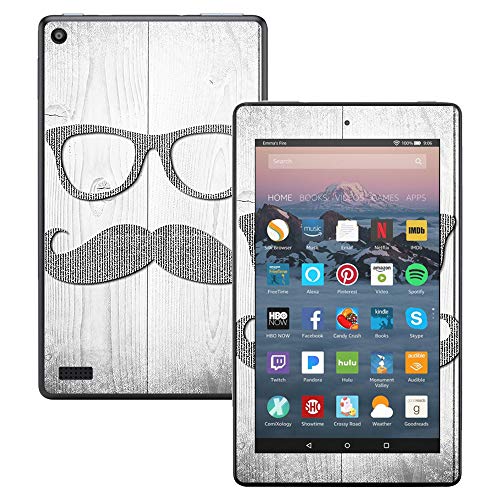 MightySkins Skin Compatible with Amazon Kindle Fire 7 (2017) - Hipster | Protective, Durable, and Unique Vinyl Decal wrap Cover | Easy to Apply, Remove, and Change Styles | Made in The USA