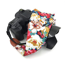Load image into Gallery viewer, LIFEMATE Scarf Camera Strap,DSLR Camera Strap Universal Neck Strap,Fabric of Bohemia Floral Scarf Camera Strap (Ethnic flower1)
