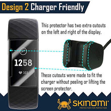 Load image into Gallery viewer, Skinomi TechSkin [6-Pack] (Charger Friendly) Clear Screen Protector for Fitbit Charge 3 [Design 2] [Full Coverage] Anti-Bubble HD TPU Film
