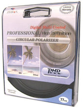 Load image into Gallery viewer, Zeikos ZE-CPL77 77mm Multi-Coated Circular Polarizer Filter
