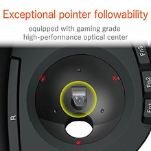 Load image into Gallery viewer, ELECOM M-DT2DRBK Wireless index finger Trackball mouse , EX-G series L size 2.4GHz 8 buttons Black
