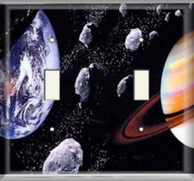 Load image into Gallery viewer, Double Light Switchplate Cover - Outer Space
