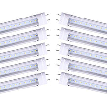 Load image into Gallery viewer, Aolyty T8 LED Tube Light 6500K 13W 3FT Super Bright Dual End Powered No Ballast Bypass Transparent for Warehouse, Garage, Office, Home - 10 Pack
