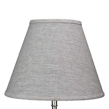 Load image into Gallery viewer, FenchelShades.com Lampshade 7&quot; Top Diameter x 14&quot; Bottom Diameter x 11&quot; Slant Height with Washer (Spider) Attachment for Lamps with a Harp (Designer Linen Oatmeal)
