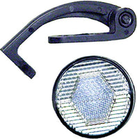 Action Front Round Clear W/Brcket Reflector