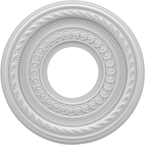 Ekena Millwork CMP10CO Cole Thermoformed PVC Ceiling Medallion, 10