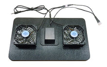 Load image into Gallery viewer, AV Receiver Cooling Fans with 12 Volt Trigger, Airchamber-Base &amp; Multi-Speed Control
