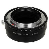 Fotodiox Pro Lens Mount Adapter, Contarex Lens (CRX-Mount) to Sony E-Mount (NEX) Mirrorless Digital Cameras with Declicked Aperture Control Dial - Sony NEX-5, NEX-7, ILCE-7 (A7, A7R) etc