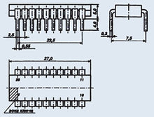 Load image into Gallery viewer, KR1533AP5 analoge SN74ALS244 IC/Microchip USSR 10 pcs
