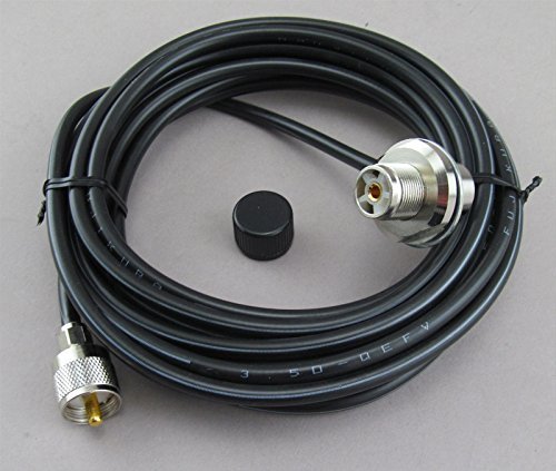Comet 3D4M 13 ft Mobile Antenna Coax Cable Assembly, SO239/PL259
