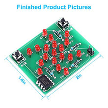 Load image into Gallery viewer, WHDTS Rotating Windmill Funny Red LED Flashing Light DIY Kit with PCB Adjustable Speed for Soldering Kit Practice Learning Electronics
