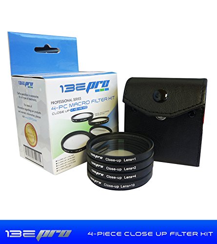 I3ePro 62mm 4-PC Close-Up Filter Kit for Sony 18-200mm F3.5-6.3 E-Mount Lens