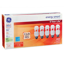 Load image into Gallery viewer, GE G E Lighting 42010 0 5PK 9W SW Spir Bulb
