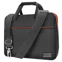 Messenger Crossbody Bag Case Fits iPad Pro 12.9, Grey and Orange
