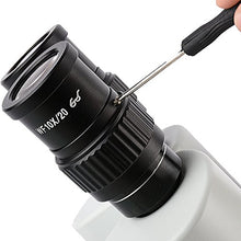 Load image into Gallery viewer, KOPPACE 7X-45X,Trinocular Stereo Microscope,144 LED Ring Light,1/2 CTV Camera Interface,Mobile Phone Repair Microscope
