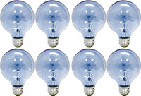 GE Lighting 75241 Reveal 25-Watt, 152-Lumen G16.5 Light Bulb with Medium Base, 8-Pack