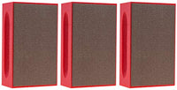 KGS PRO-PAD Diamond Hand Polishing Pads (3 Pack, Grit 200 (red))