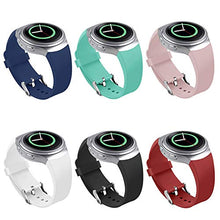 Load image into Gallery viewer, Bands Compatible Samsung Gear S2 Watch, NaHai Soft Silicone Replacement Sport Strap Wristbands Samsung Gear S2 Smart Watch, SM-R720/SM-R730 (Y-6 Pack #1)
