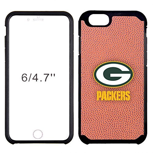 NFL Green Bay Packers Classic Football Pebble Grain Feel iPhone 6 Case, Brown