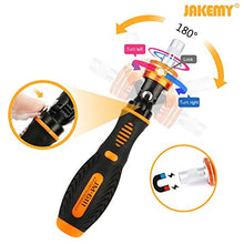 Load image into Gallery viewer, Jakemy Home Rotatable Ratchet Screwdriver Set, 69 in 1 Household Repair Toolkit, Disassemble Magnetic Kit for Furniture/Car/Computer/Electronics Maintenance
