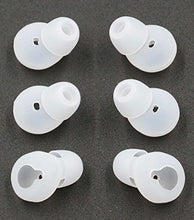 Load image into Gallery viewer, ALXCD Ear Gel Tip for Gear Circle Bluetooth Earphone, 3 Pair Medium Anti-Slip Durable Silicone Replacement Ear Tip Earpads, Fit for Samsung Gear Circle Bluetooth Earphone SM-R130 [White] (3 Pair)
