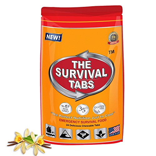 Mars Emergency Survival Food - Gluten Free and Non-GMO 25 Years Shelf Life - Vanilla Flavor