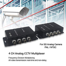Load image into Gallery viewer, E-link 4 Channel Video Multiplexer - 4Ch CCTV Video Multiplexer Over 1 Coaxial Cable for Standard Analog Cameras
