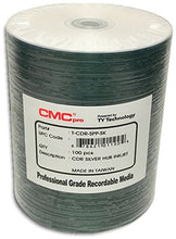 Load image into Gallery viewer, CMC Pro (Powered by TY Technology) SILVER INKJET HUB PRINTABLE 48X 80-Minute CD-R&#39;s, 100-Pak
