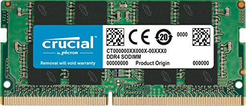 Crucial 8GB Single DDR4 2133 MT/s (PC4-17000) SR x8 SODIMM 260-Pin Memory - CT8G4SFS8213