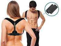Back Support Brace & Posture Corrector for Men, Women & Teens, an Ultimate Solution for Slouching, Kyphosis, Back & Neck Pain Relief, with Free Underarm Pads by Amazing Prime