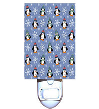 Load image into Gallery viewer, Snowflakes and Penguins Decorative Night Light
