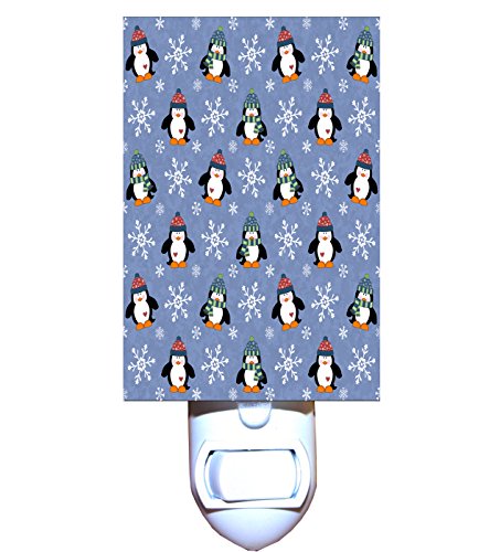 Snowflakes and Penguins Decorative Night Light