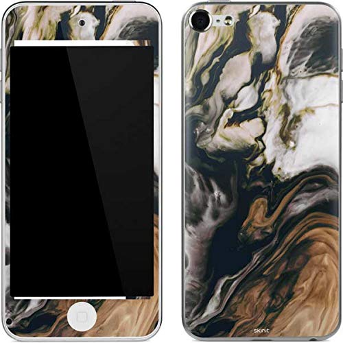 Skinit Decal MP3 Player Skin Compatible with iPod Touch (6th Gen 2015) - Officially Licensed Originally Designed Copper and Black Marble Ink Design
