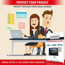 Load image into Gallery viewer, 14&quot; Akamai Computer Privacy Screen (16:9) - Black Security Shield - Laptop Monitor Protector - UV and Blue Light Filter
