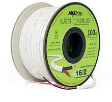 Load image into Gallery viewer, 100 ft. 16AWG Low Voltage LED Cable 2 Conductor Jacketed in-Wall Speaker Wire UL Class 2 Certified
