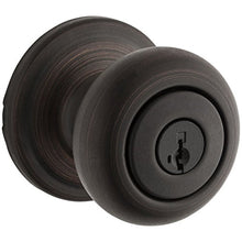 Load image into Gallery viewer, Kwikset Juno Entry Knob featuring SmartKey in Venetian Bronze - 97402-737
