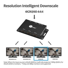 Load image into Gallery viewer, SIIG 1x4 Port HDMI 2.0 Splitter 4K 60Hz HDR Compact USB Powered Auto Scaling HDMI Splitter - HDMI 2.0a HDCP 2.2 Bypass, 18Gbps, YUV 4:4:4, 3D, EDID - 1 in 4 Out (CE-H23L11-S1)
