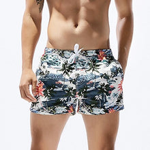 Load image into Gallery viewer, Men Swimwear Shorts,Hemlock Men Boy Camouflage Shorts Beach Trunks Briefs Pants Stretchy Printed Shorts (L, White-2)
