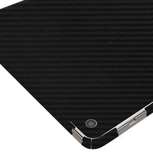 Load image into Gallery viewer, Skinomi Black Carbon Fiber Full Body Skin Compatible with Apple iPad 9.7 inch (2018)(Full Coverage) TechSkin with Anti-Bubble Clear Film Screen Protector
