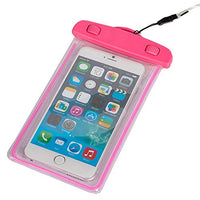MaximalPower Waterproof Case for Smartphone - Retail Packaging - Pink