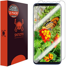 Load image into Gallery viewer, Skinomi TechSkin [2-Pack] (Case Compatible) Clear Screen Protector for Samsung Galaxy S8 Plus (Updated Design)(TPU Not Glass)(Wet Application) Anti-Bubble HD TPU Film
