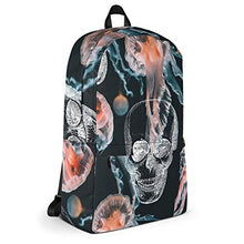Load image into Gallery viewer, Skull Jelly Fish Black Pattern (Backpack &amp; Laptop Bag)
