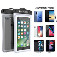 Load image into Gallery viewer, Waterproof Phone Pouch, PunkBag Universal Floating Dry Case Bag for Most Cell Phones incl. iPhone 8 Plus &amp; Samsung Galaxy S9 | Perfect for Keeping Your Cellphone &amp; Valuables Dry and Safe [White]
