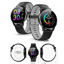 Load image into Gallery viewer, inDigi NEWY-16 Universal Sports (Android &amp; iOS) SmartWatch - 1.3 IPS Display, 2.5D Display - BT Compatible - 5 Day Standby, Black
