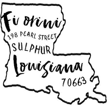 Load image into Gallery viewer, Louisiana Return Address Stamp - State of Louisiana Self Inking Stamp
