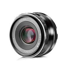 Load image into Gallery viewer, Voking 35mm f1.7 Large Aperture Manual Focus APS-C Lens Compatible with Fujifilm X Mount Mirrorless Camera X-T3 X-H1 X-Pro2 X-E3 X-T1 X-T2 X-T4 X-T5 X-T10 X-T20 X-A2 X-E2 E2s X-E1 X30 X70 X-T200 X-M1
