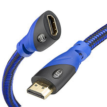 Load image into Gallery viewer, High-Speed HDMI Extension Cable - 3 Feet 2 Pack - Male to Female 4k HDMI Extender - 3ft
