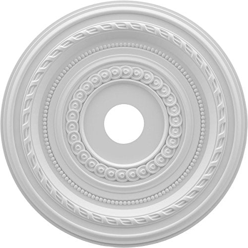 Ekena Millwork CMP22CO Cole Thermoformed PVC Ceiling Medallion, 22