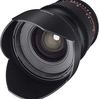 Samyang 16 mm T2.2 VDSLR II Manual Focus Video Lens for Micro Four Thirds Camera